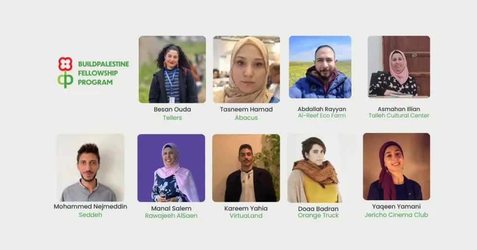 Meet the 9 Changemakers Selected for the BuildPalestine Fellowship Program